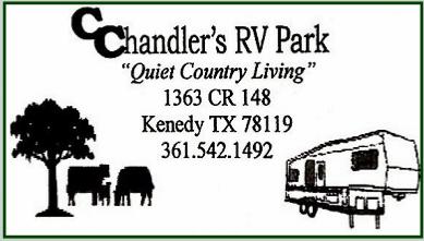 C Chandler's RV Park - Quiet Country Living - 361.542.1492
